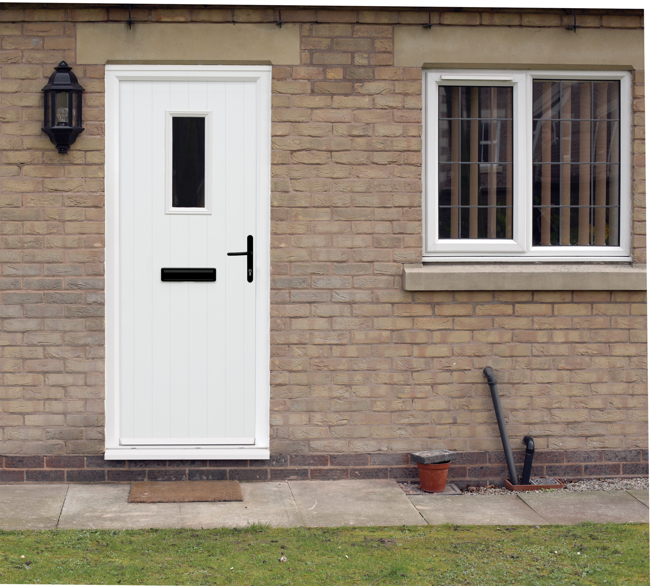 1 square cottage composite door