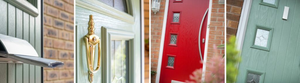 Composite doors collage